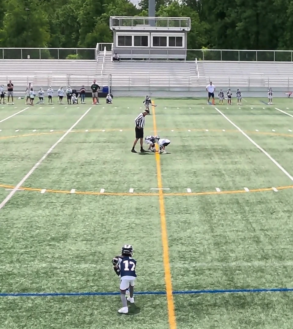 Sample image from a lacrosse face-off recorded with the new GoPro MISSION 1.